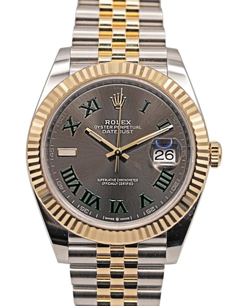 rolex datejust 41 goldsmiths|Rolex Datejust 41 steel gold.